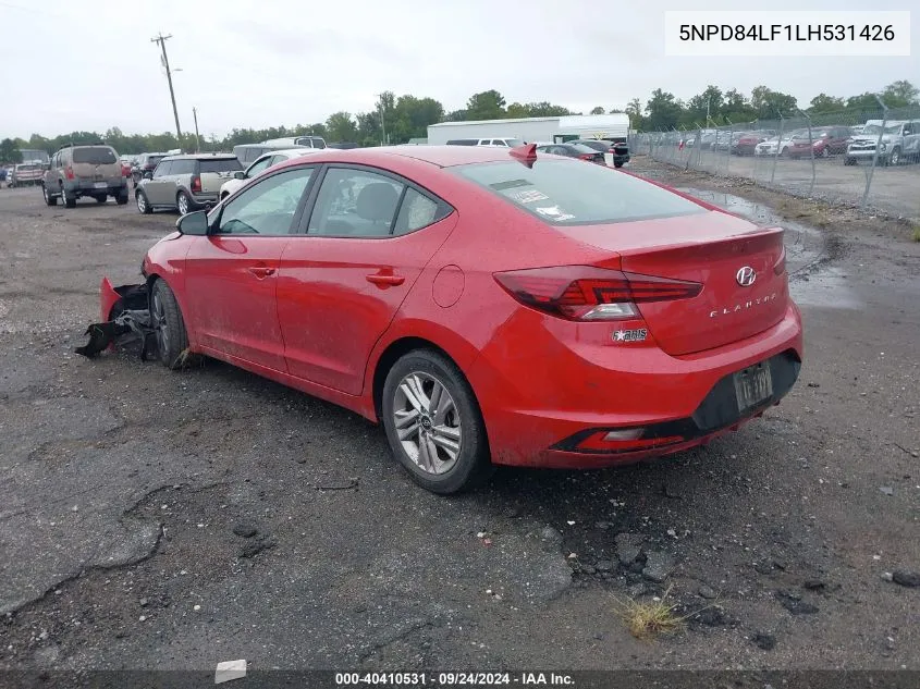 5NPD84LF1LH531426 2020 Hyundai Elantra Sel