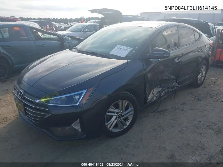 5NPD84LF3LH614145 2020 Hyundai Elantra Sel