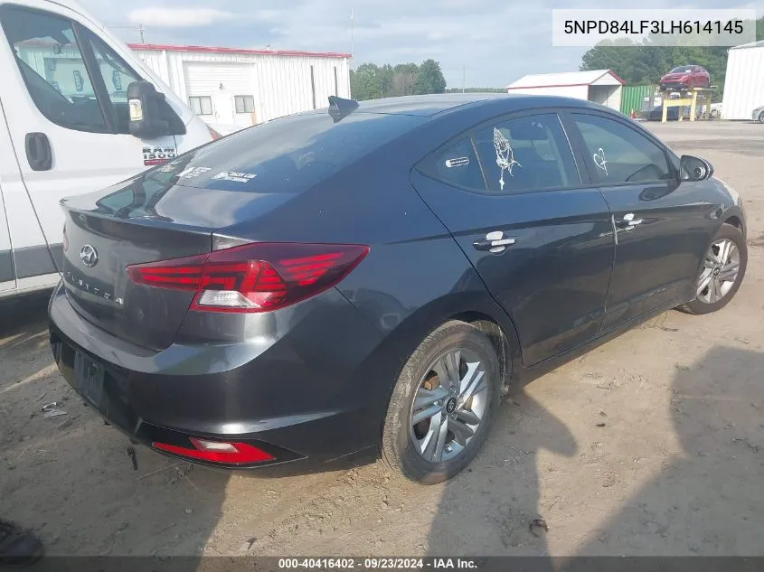 5NPD84LF3LH614145 2020 Hyundai Elantra Sel