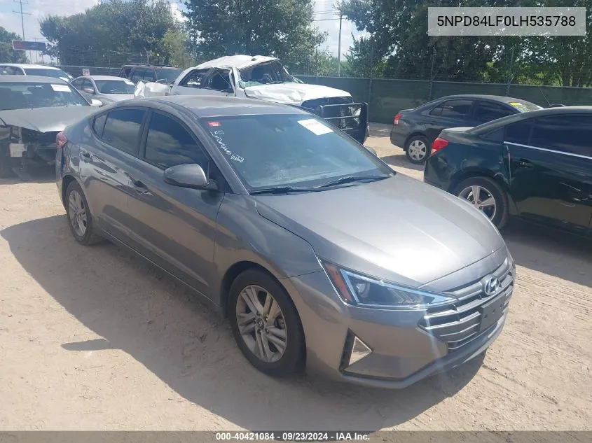 5NPD84LF0LH535788 2020 Hyundai Elantra Sel