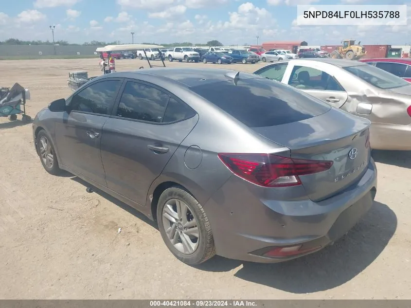 5NPD84LF0LH535788 2020 Hyundai Elantra Sel