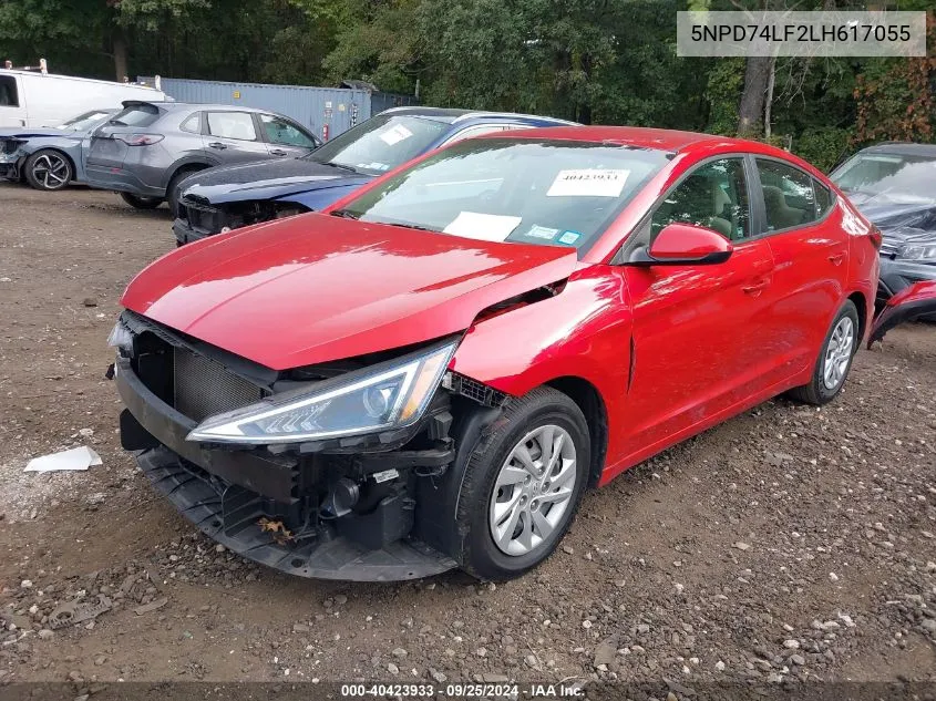 5NPD74LF2LH617055 2020 Hyundai Elantra Se