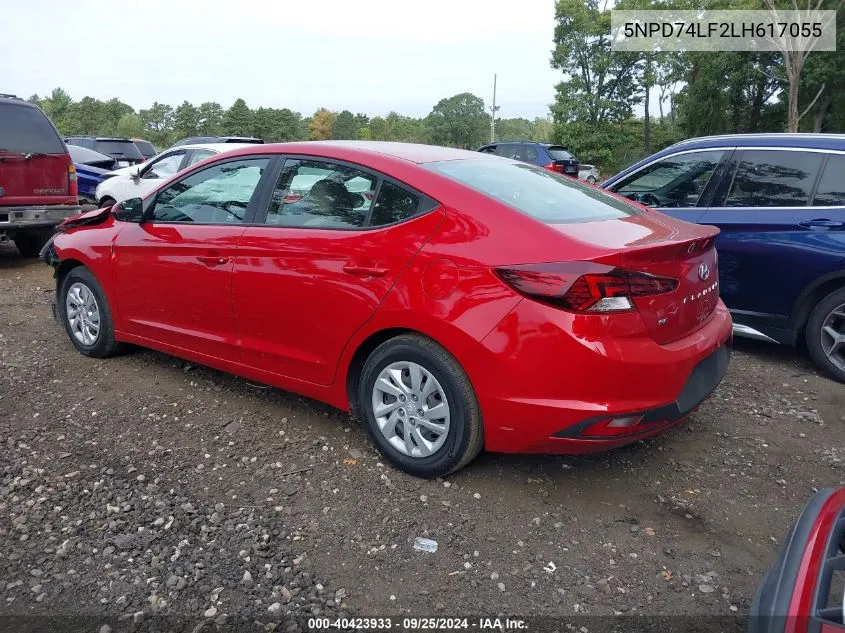 5NPD74LF2LH617055 2020 Hyundai Elantra Se