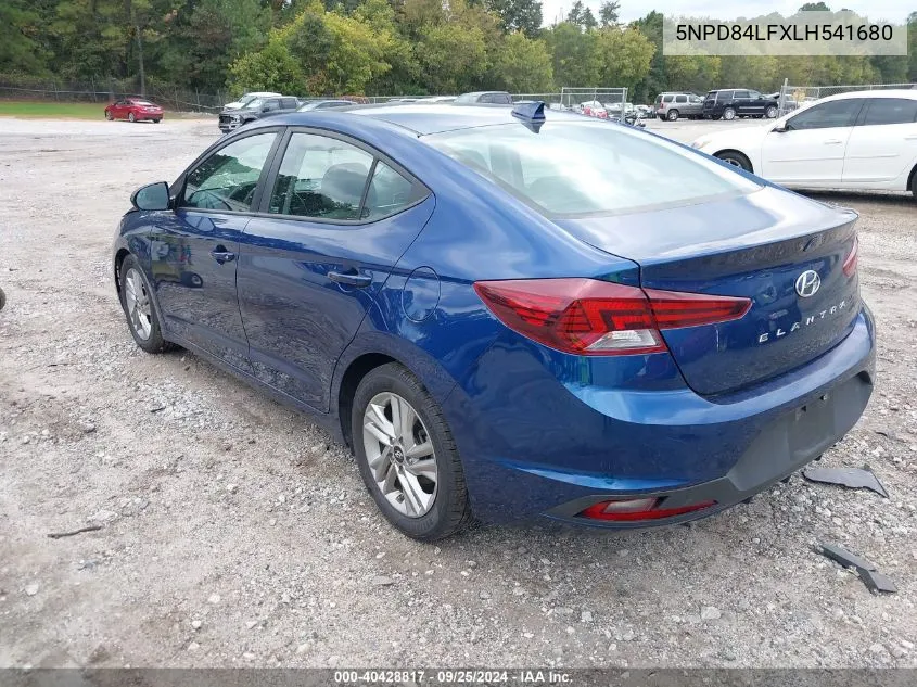 5NPD84LFXLH541680 2020 Hyundai Elantra Sel