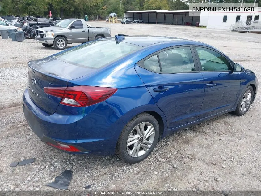 5NPD84LFXLH541680 2020 Hyundai Elantra Sel