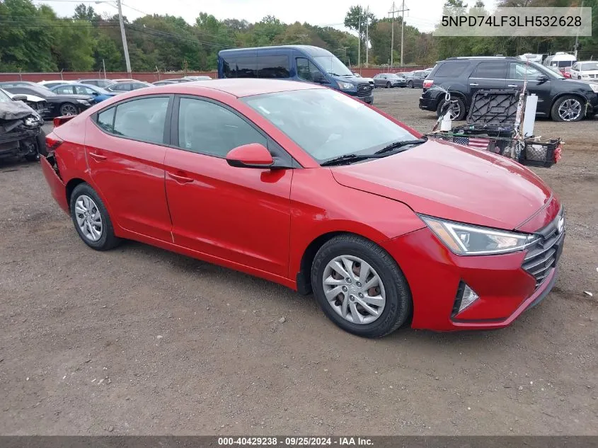 5NPD74LF3LH532628 2020 Hyundai Elantra Se