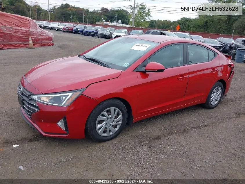 5NPD74LF3LH532628 2020 Hyundai Elantra Se