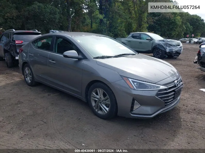 2020 Hyundai Elantra Sel VIN: KMHD84LF6LU057264 Lot: 40438061