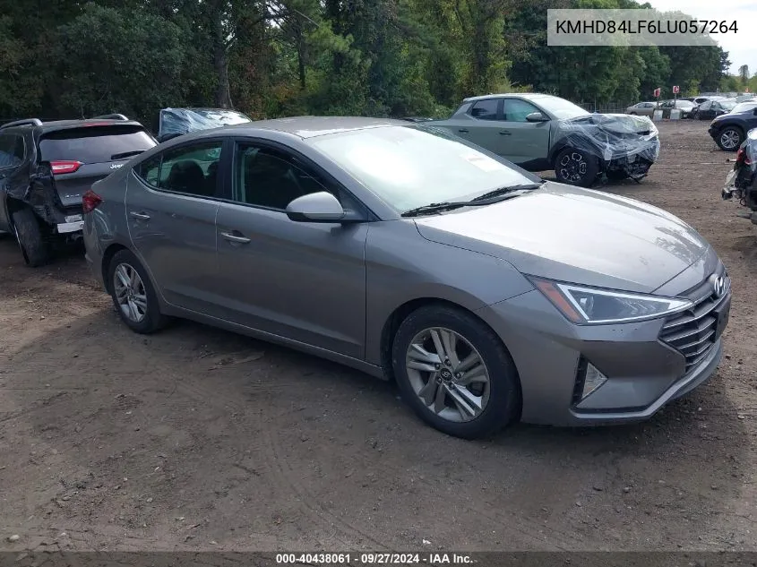 2020 Hyundai Elantra Sel VIN: KMHD84LF6LU057264 Lot: 40438061