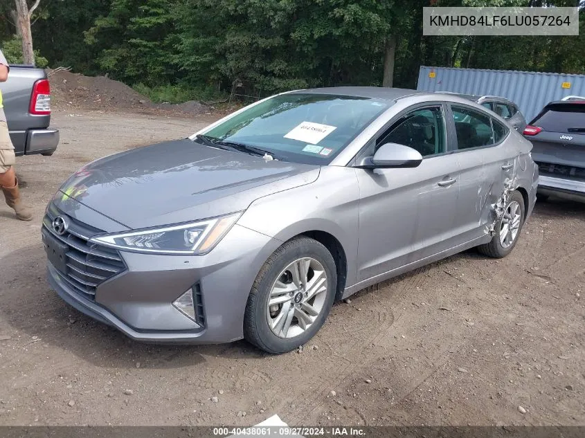 2020 Hyundai Elantra Sel VIN: KMHD84LF6LU057264 Lot: 40438061