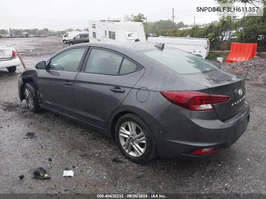 5NPD84LF3LH611357 2020 Hyundai Elantra Value Edition