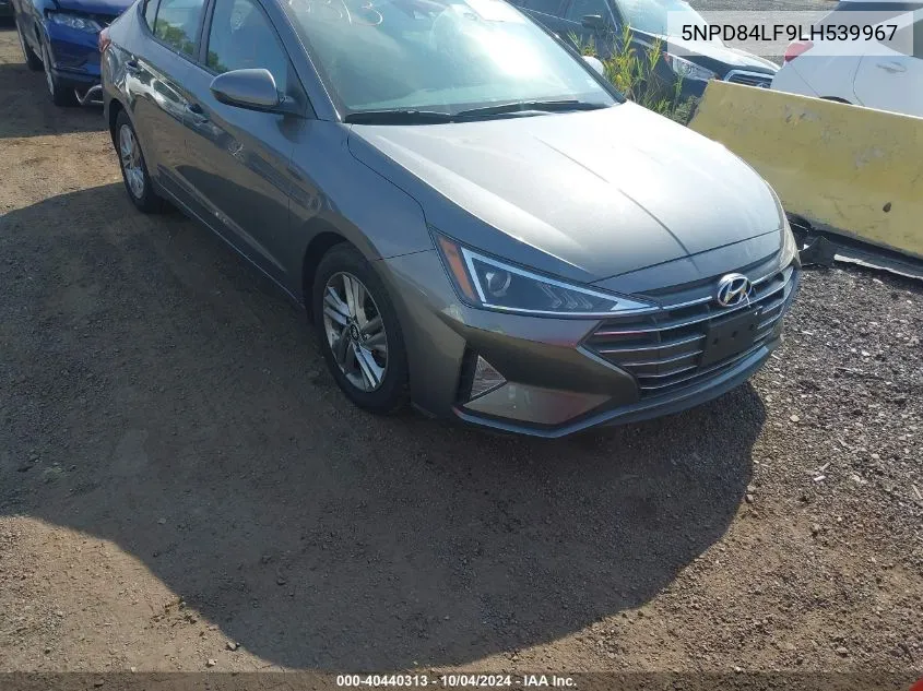 2020 Hyundai Elantra Value Edition VIN: 5NPD84LF9LH539967 Lot: 40440313