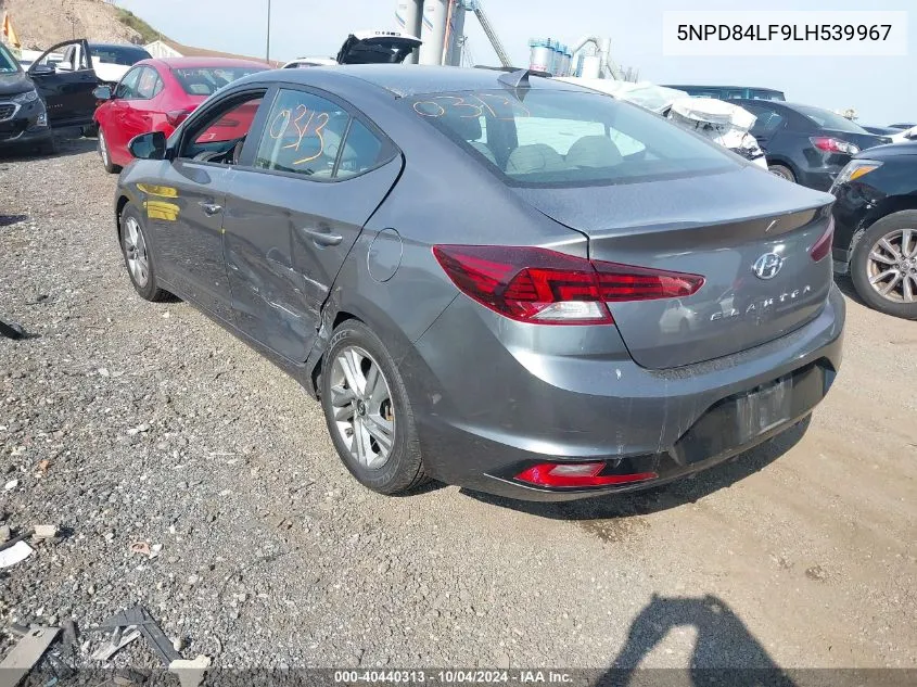 2020 Hyundai Elantra Value Edition VIN: 5NPD84LF9LH539967 Lot: 40440313