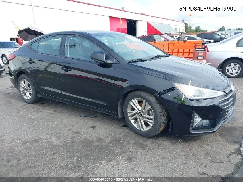 2020 Hyundai Elantra Sel VIN: 5NPD84LF9LH519900 Lot: 40445515