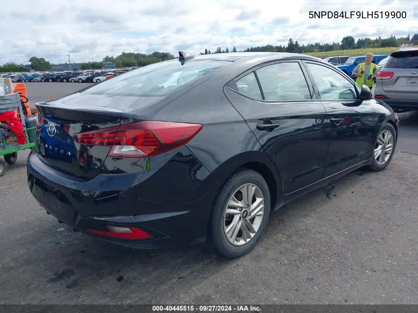 2020 Hyundai Elantra Sel VIN: 5NPD84LF9LH519900 Lot: 40445515