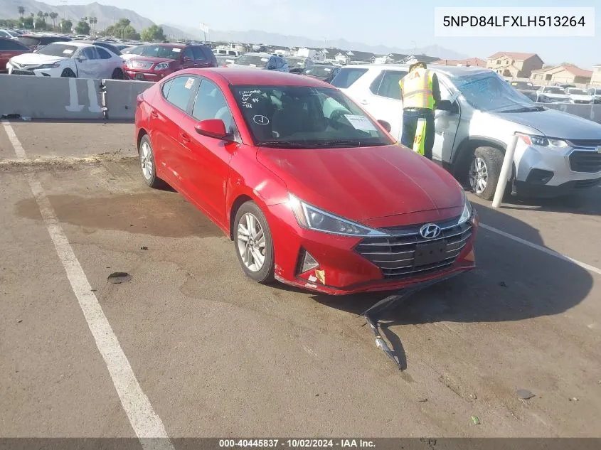 2020 Hyundai Elantra Sel VIN: 5NPD84LFXLH513264 Lot: 40445837