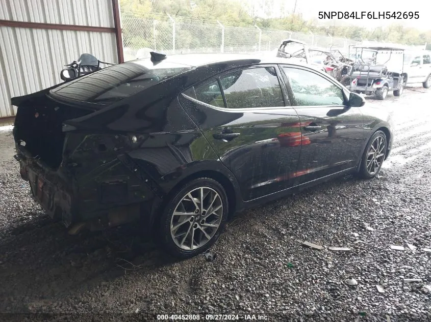 5NPD84LF6LH542695 2020 Hyundai Elantra Limited