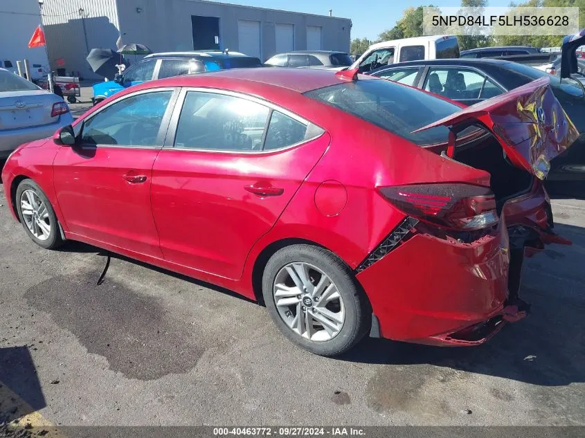 2020 Hyundai Elantra Value Edition VIN: 5NPD84LF5LH536628 Lot: 40463772