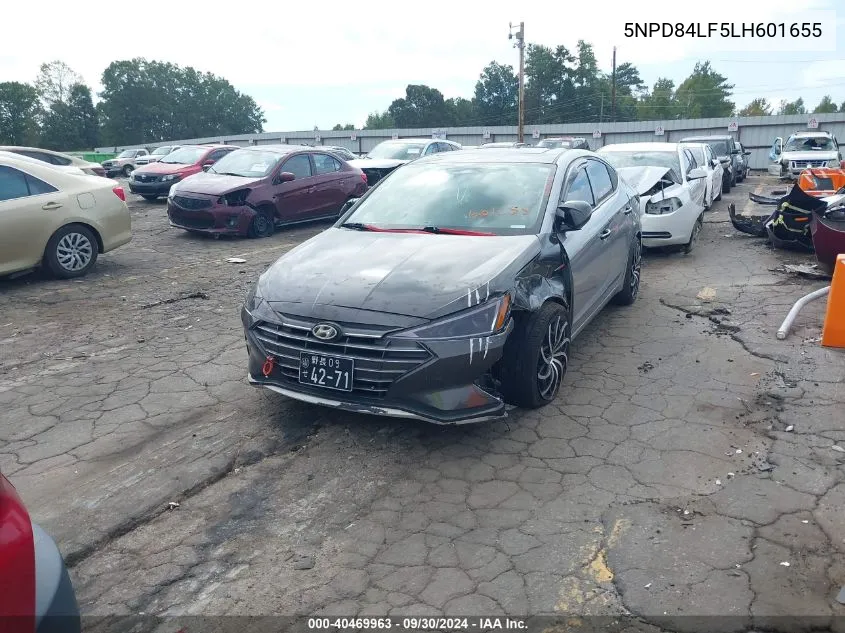 5NPD84LF5LH601655 2020 Hyundai Elantra Sel/Value/Limited