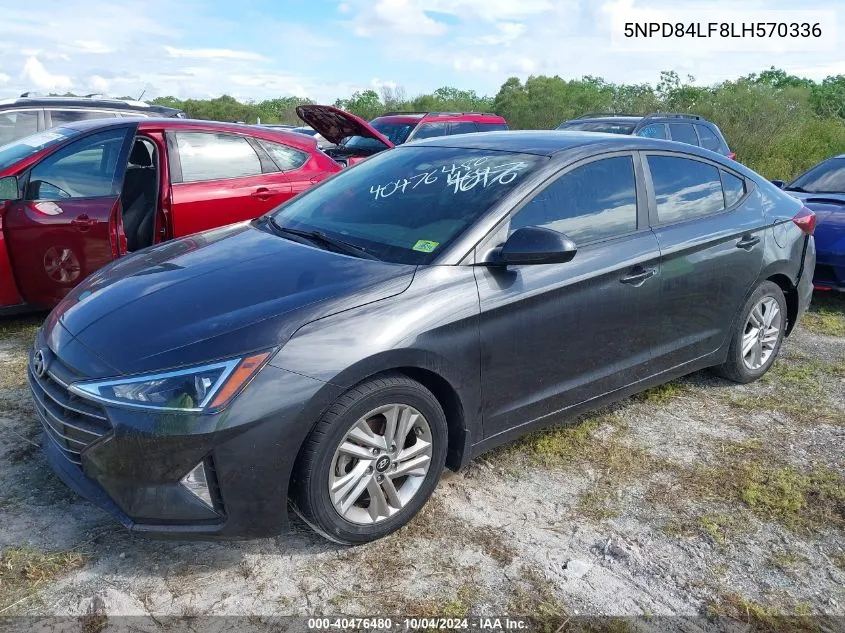 5NPD84LF8LH570336 2020 Hyundai Elantra Sel