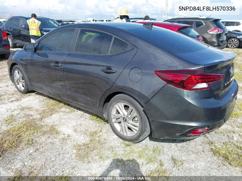 5NPD84LF8LH570336 2020 Hyundai Elantra Sel