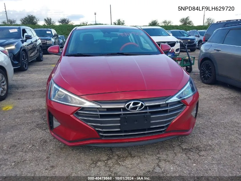 5NPD84LF9LH629720 2020 Hyundai Elantra Sel