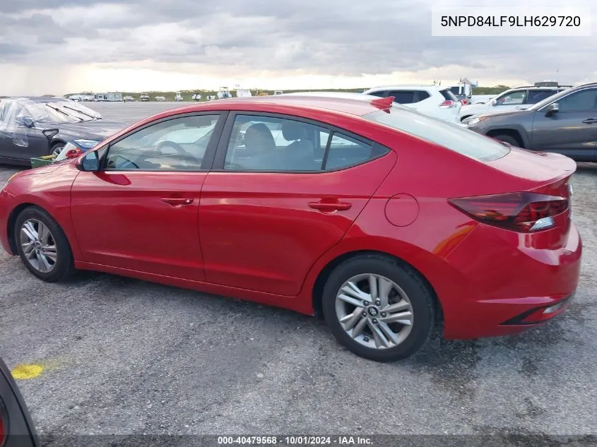 2020 Hyundai Elantra Sel VIN: 5NPD84LF9LH629720 Lot: 40479568