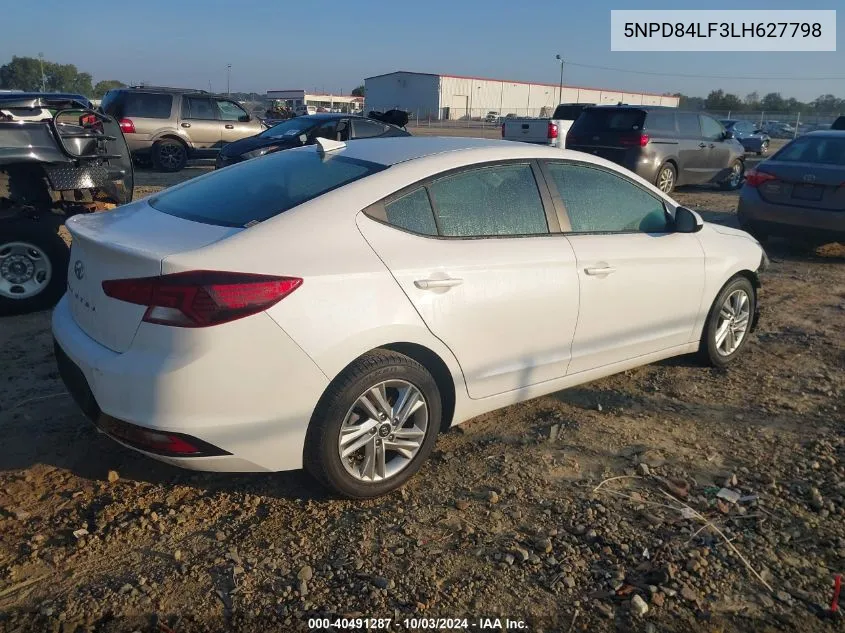 5NPD84LF3LH627798 2020 Hyundai Elantra Sel