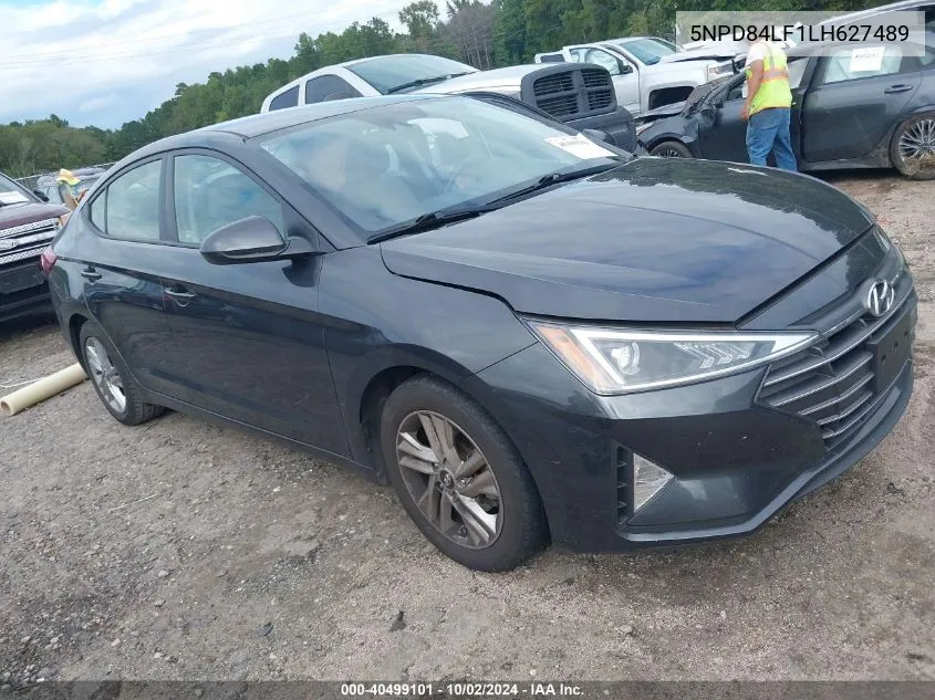 2020 Hyundai Elantra Sel VIN: 5NPD84LF1LH627489 Lot: 40499101