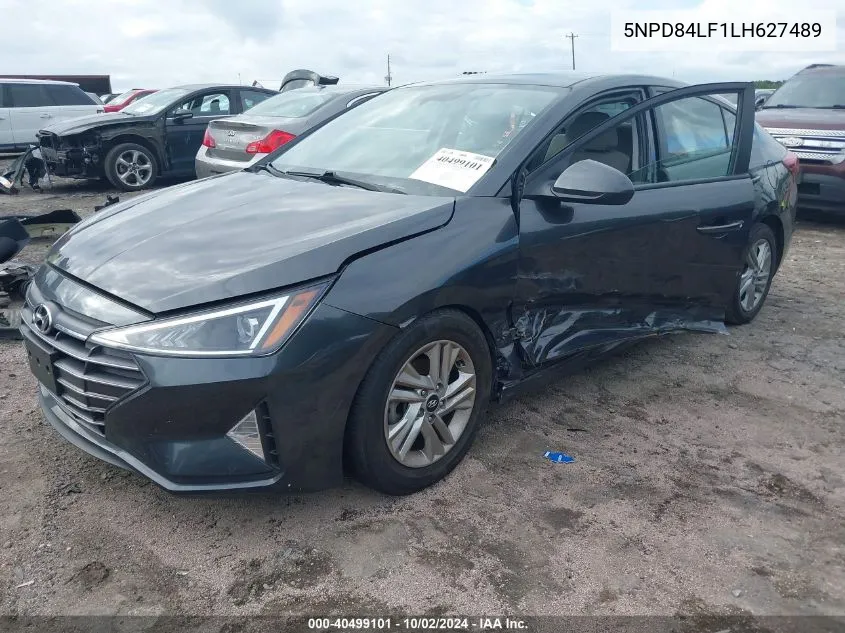 2020 Hyundai Elantra Sel VIN: 5NPD84LF1LH627489 Lot: 40499101