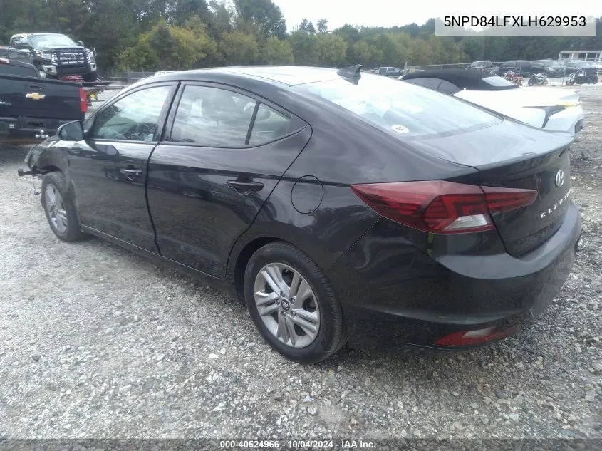 5NPD84LFXLH629953 2020 Hyundai Elantra Sel