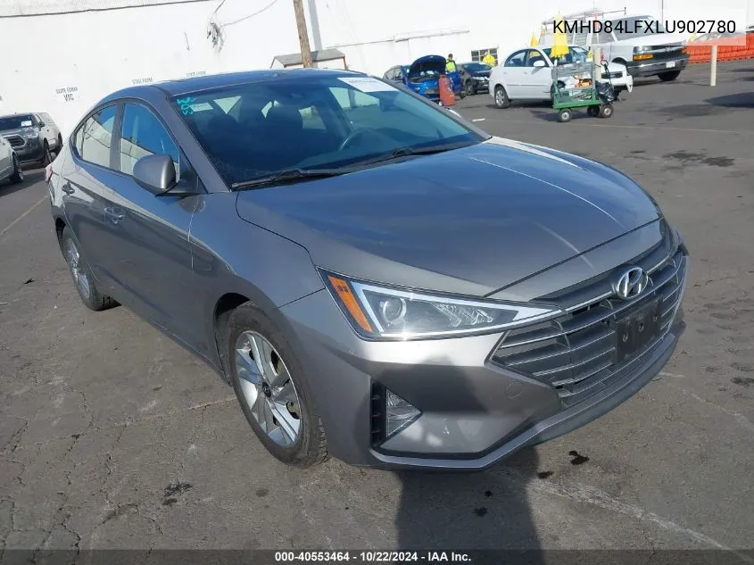 KMHD84LFXLU902780 2020 Hyundai Elantra Value Edition