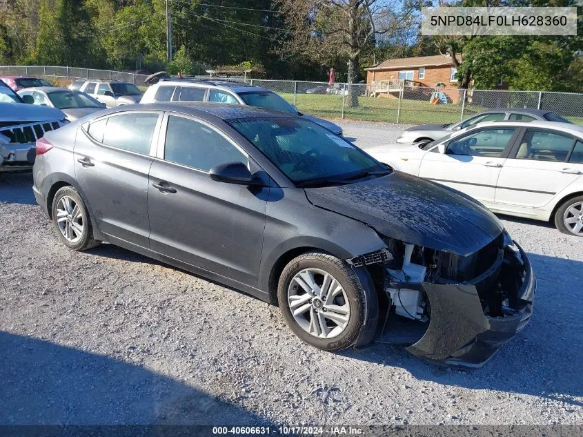 2020 Hyundai Elantra Sel VIN: 5NPD84LF0LH628360 Lot: 40606631