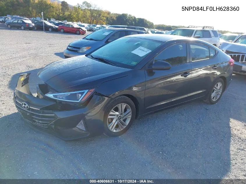 2020 Hyundai Elantra Sel VIN: 5NPD84LF0LH628360 Lot: 40606631