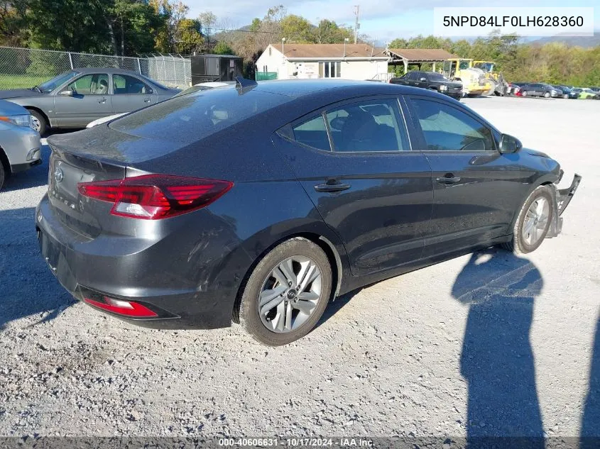 5NPD84LF0LH628360 2020 Hyundai Elantra Sel