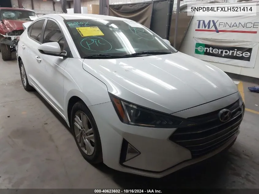 5NPD84LFXLH521414 2020 Hyundai Elantra Sel