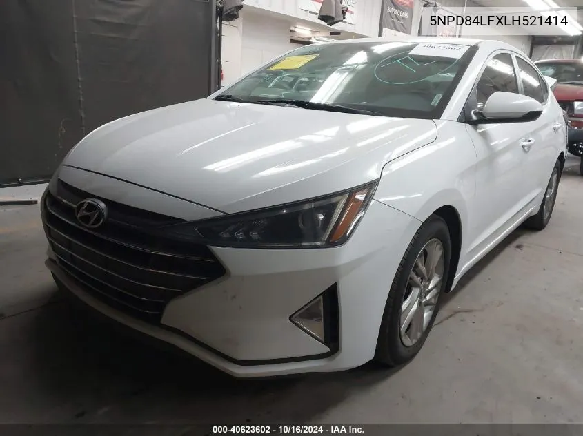 5NPD84LFXLH521414 2020 Hyundai Elantra Sel