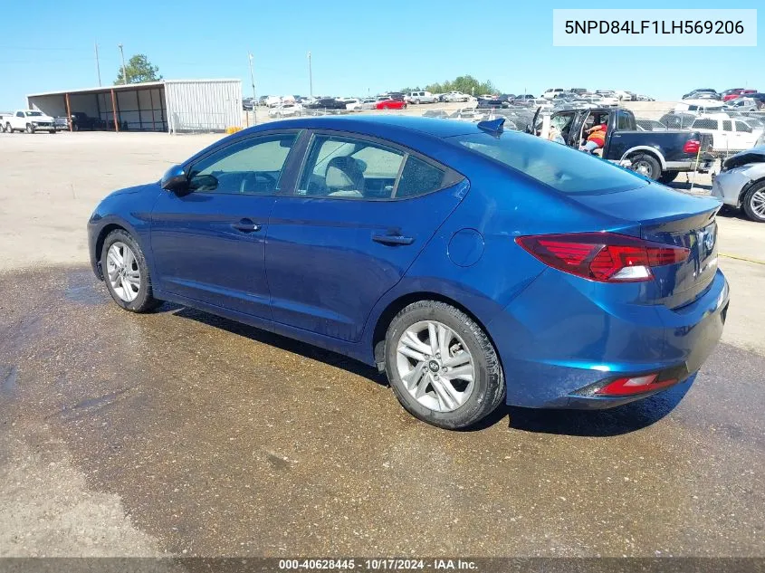 5NPD84LF1LH569206 2020 Hyundai Elantra Sel