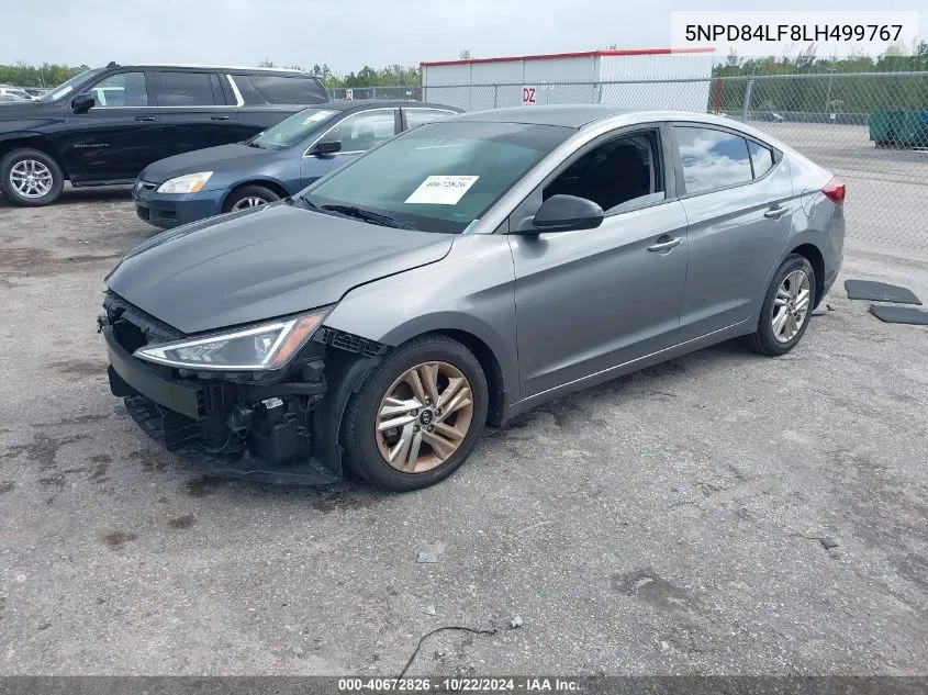 5NPD84LF8LH499767 2020 Hyundai Elantra Sel