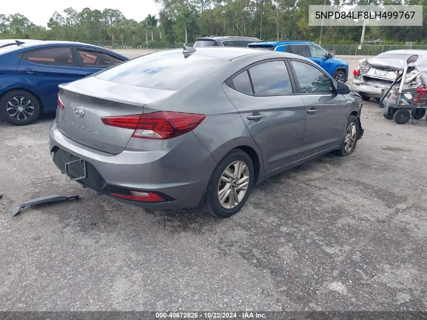 5NPD84LF8LH499767 2020 Hyundai Elantra Sel