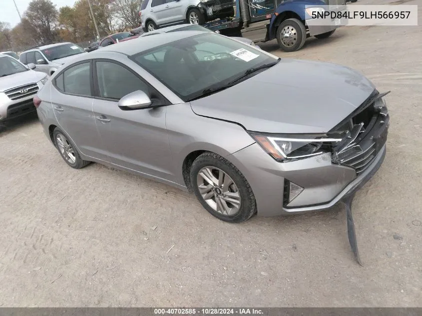 2020 Hyundai Elantra Sel VIN: 5NPD84LF9LH566957 Lot: 40702585