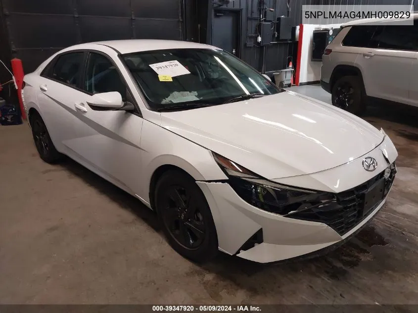 5NPLM4AG4MH009829 2021 Hyundai Elantra Sel