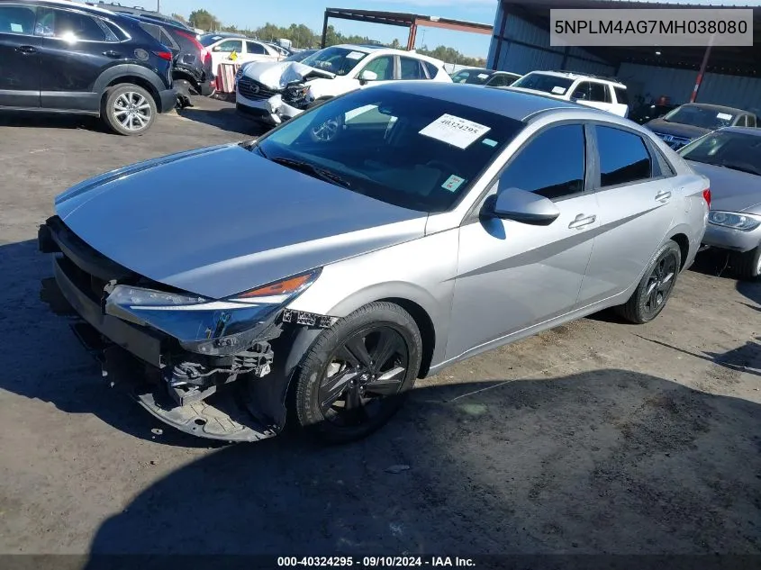 5NPLM4AG7MH038080 2021 Hyundai Elantra Sel