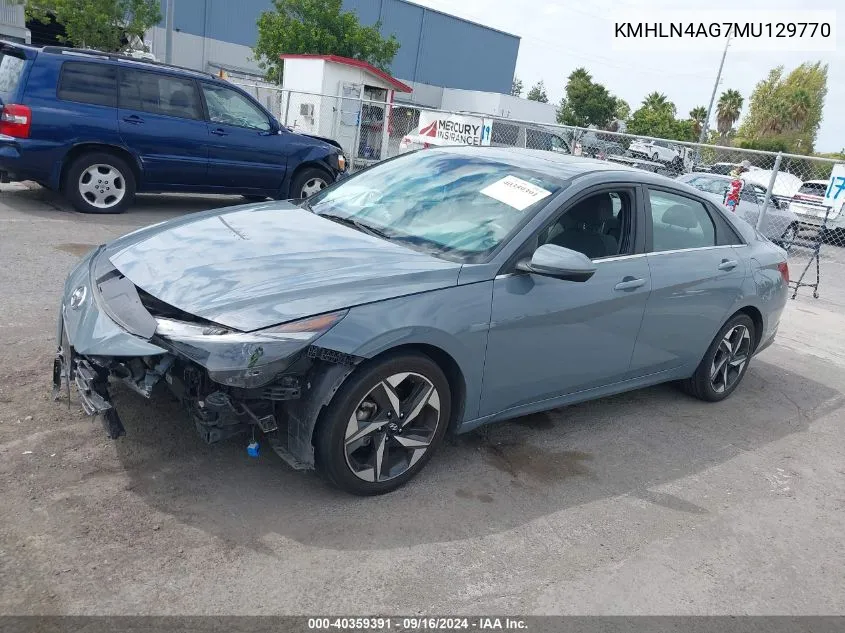 KMHLN4AG7MU129770 2021 Hyundai Elantra Sel