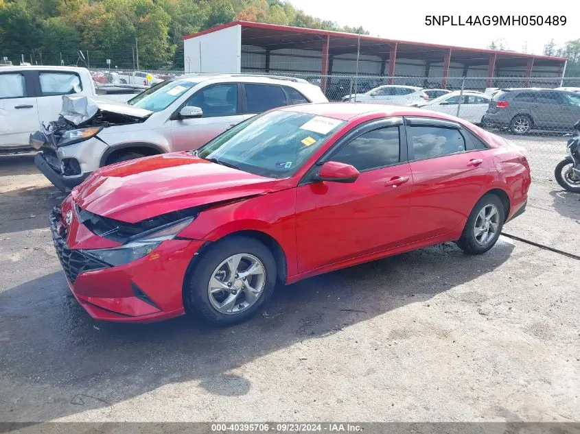 2021 Hyundai Elantra Se VIN: 5NPLL4AG9MH050489 Lot: 40395706