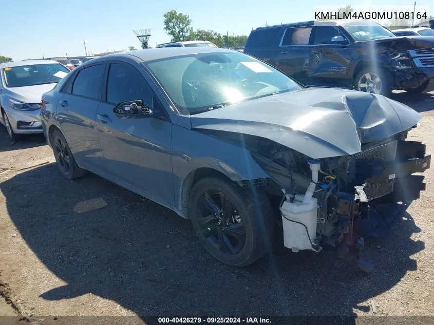 KMHLM4AG0MU108164 2021 Hyundai Elantra Sel