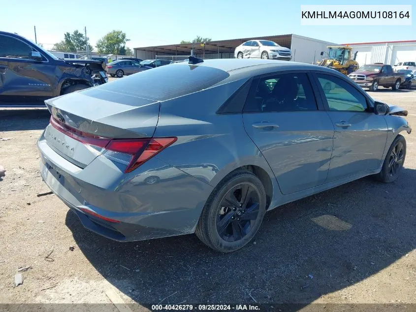 KMHLM4AG0MU108164 2021 Hyundai Elantra Sel