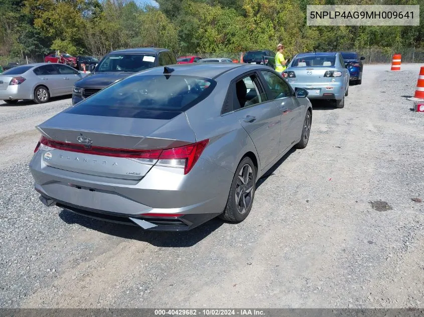 2021 Hyundai Elantra Limited VIN: 5NPLP4AG9MH009641 Lot: 40429682