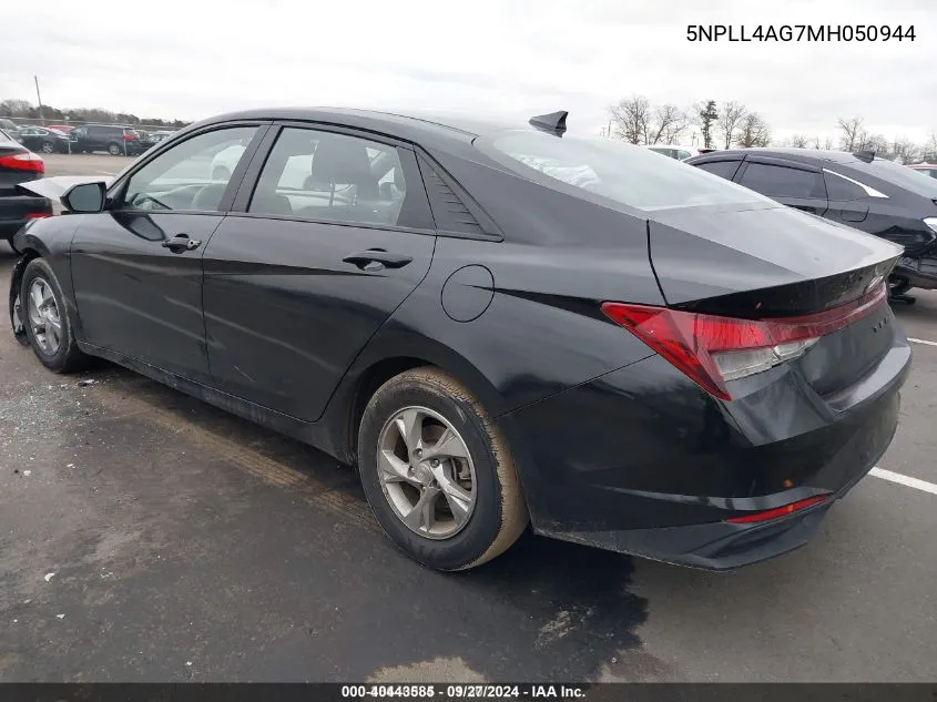 2021 Hyundai Elantra Se VIN: 5NPLL4AG7MH050944 Lot: 40443585