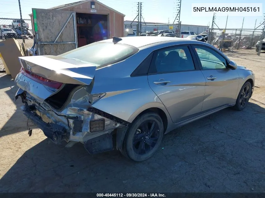 5NPLM4AG9MH045161 2021 Hyundai Elantra Sel